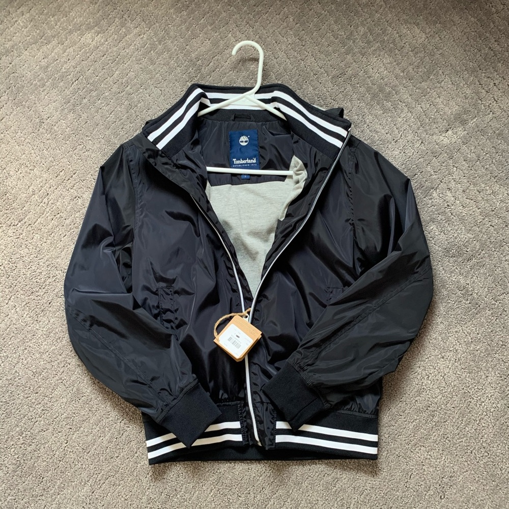 NWT Timberland Boys Hooded Windbreaker